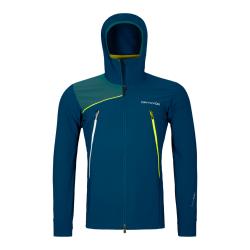 Bunda Ortovox Pala Hooded Jacket Men's Petrol Blue